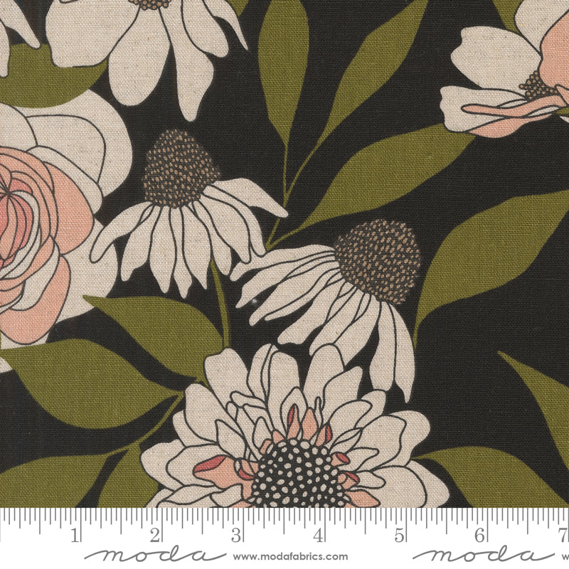 Botany Mochi Linen - Ink Rose