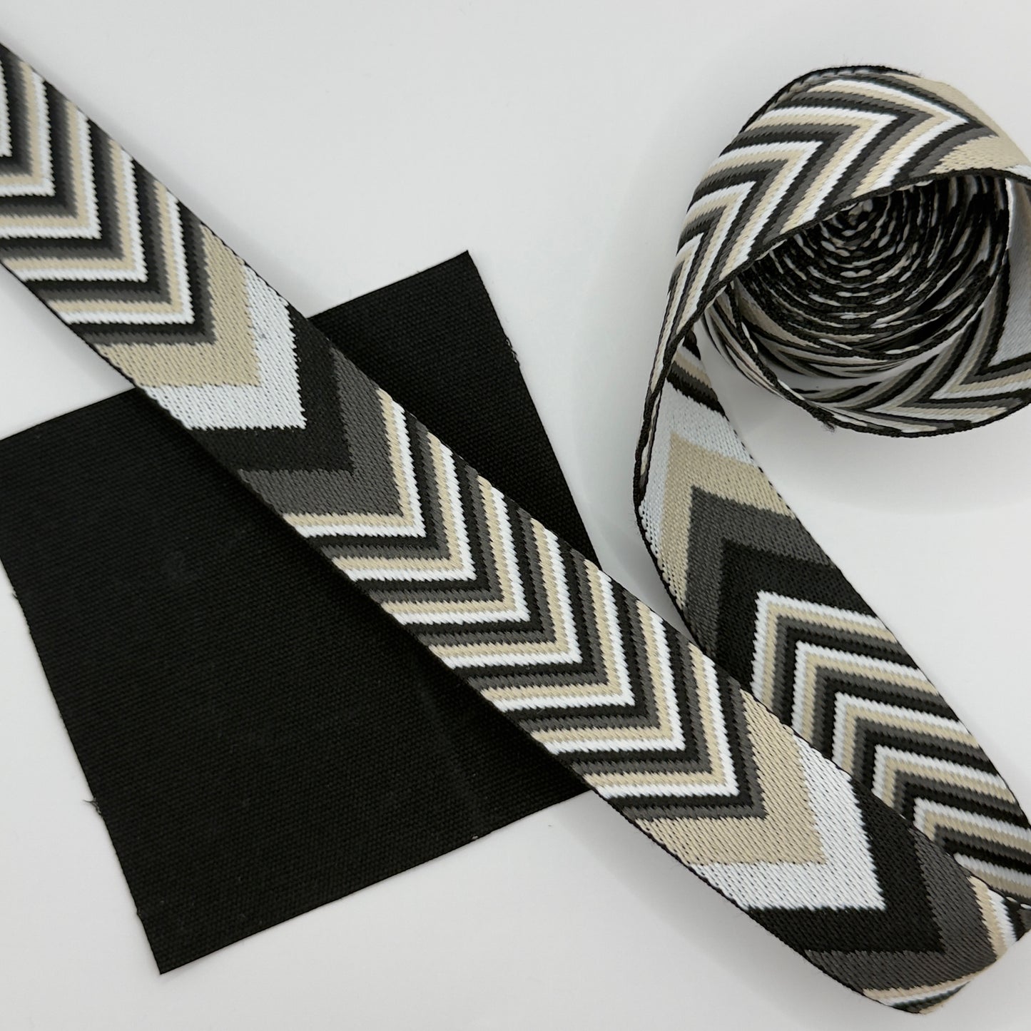 Chevron Webbing - Black