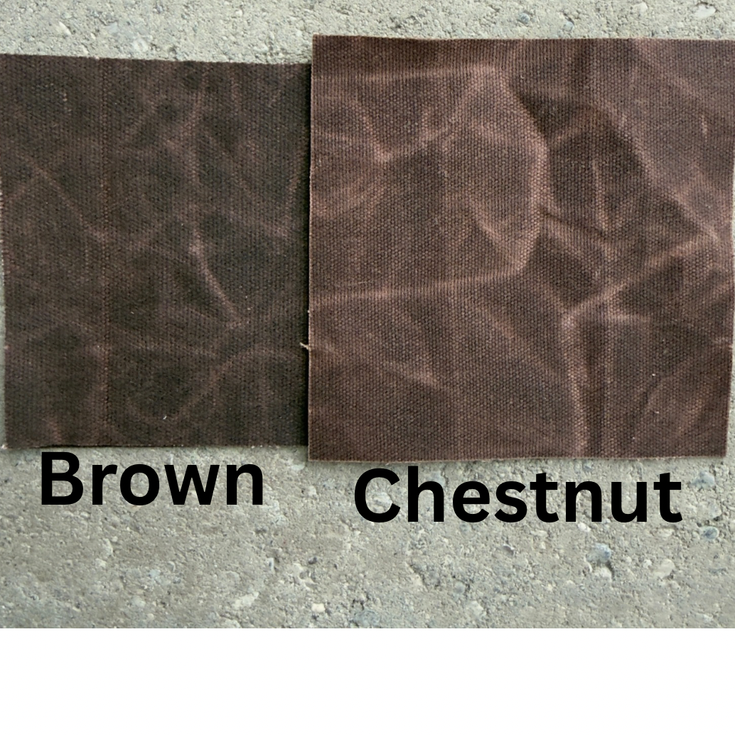 12 oz Waxed Canvas - Chestnut