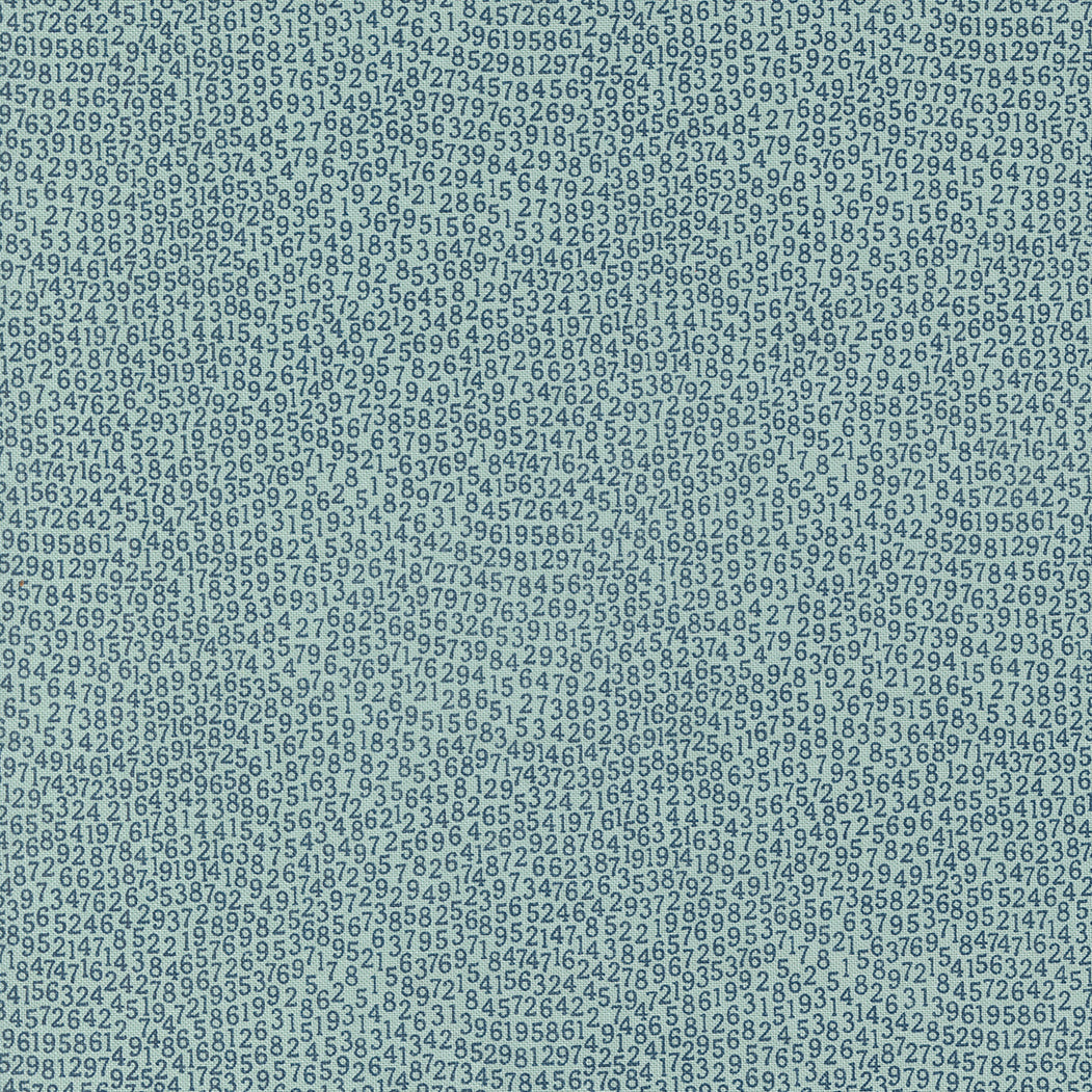 Vintage Collection - Vintage Numbers in Aqua