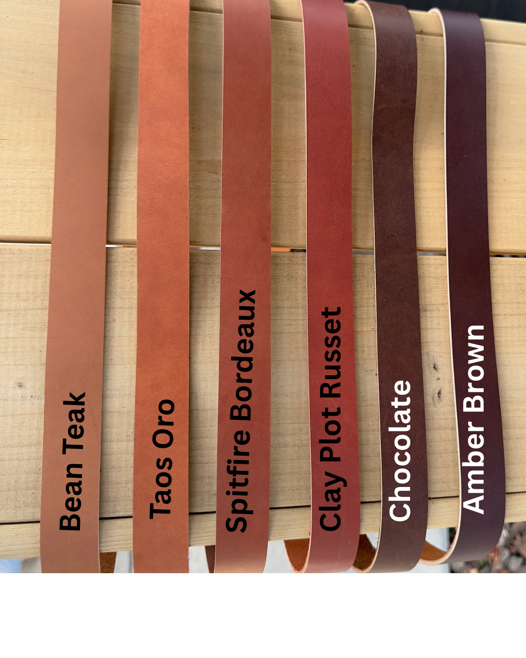 Taos Oro Leather Strap Blank