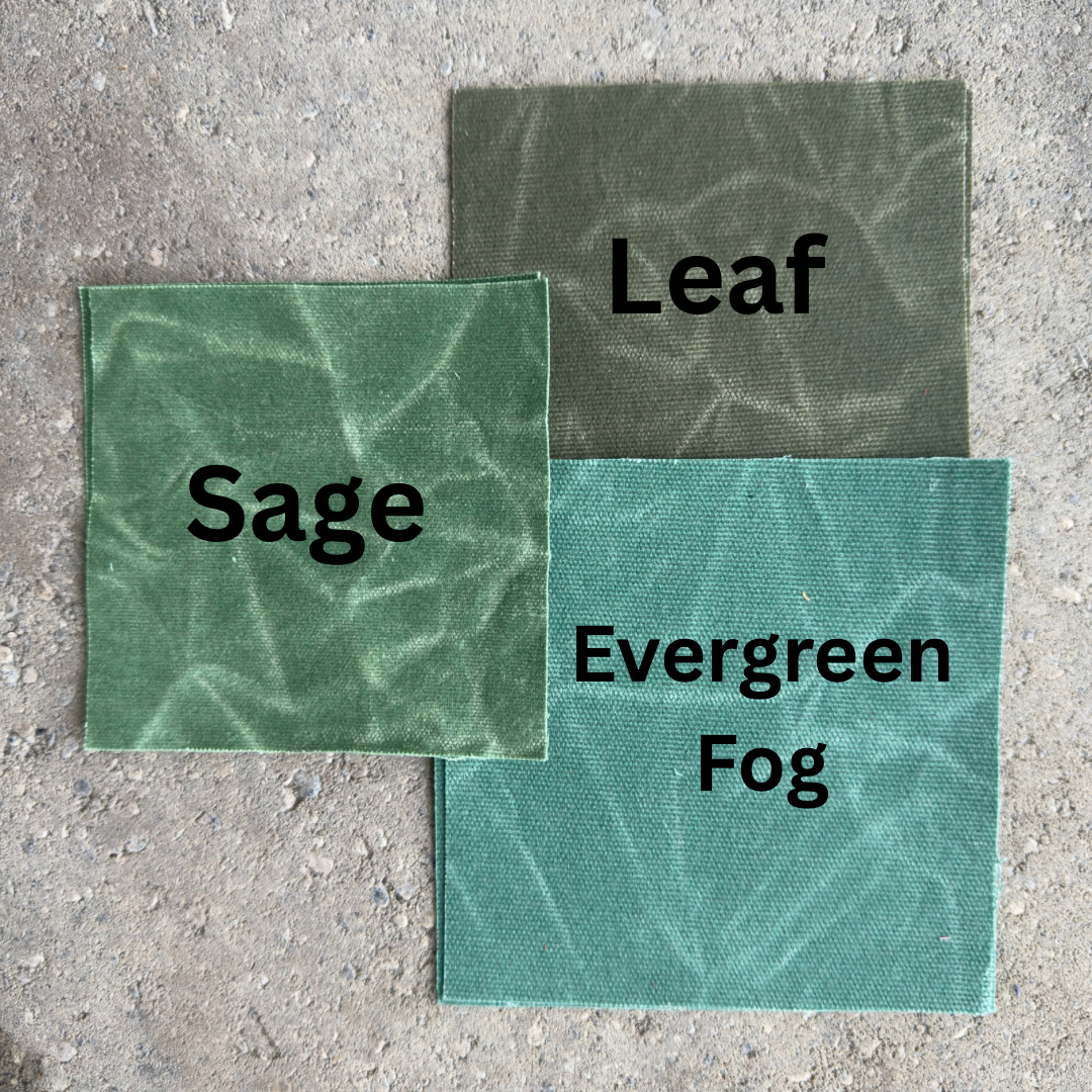 12 oz Waxed Canvas - Sage