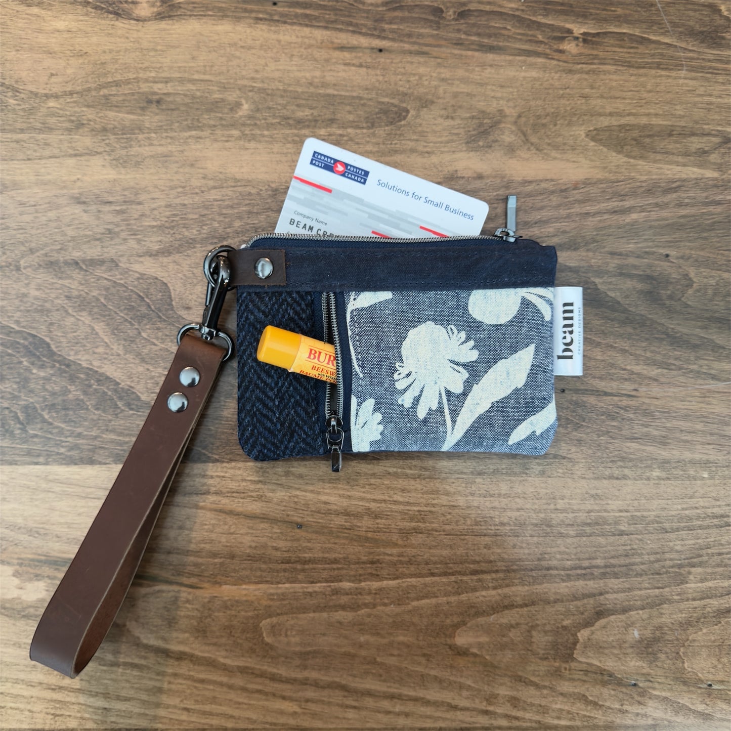 Mini Zippy Clutch - Book Worm