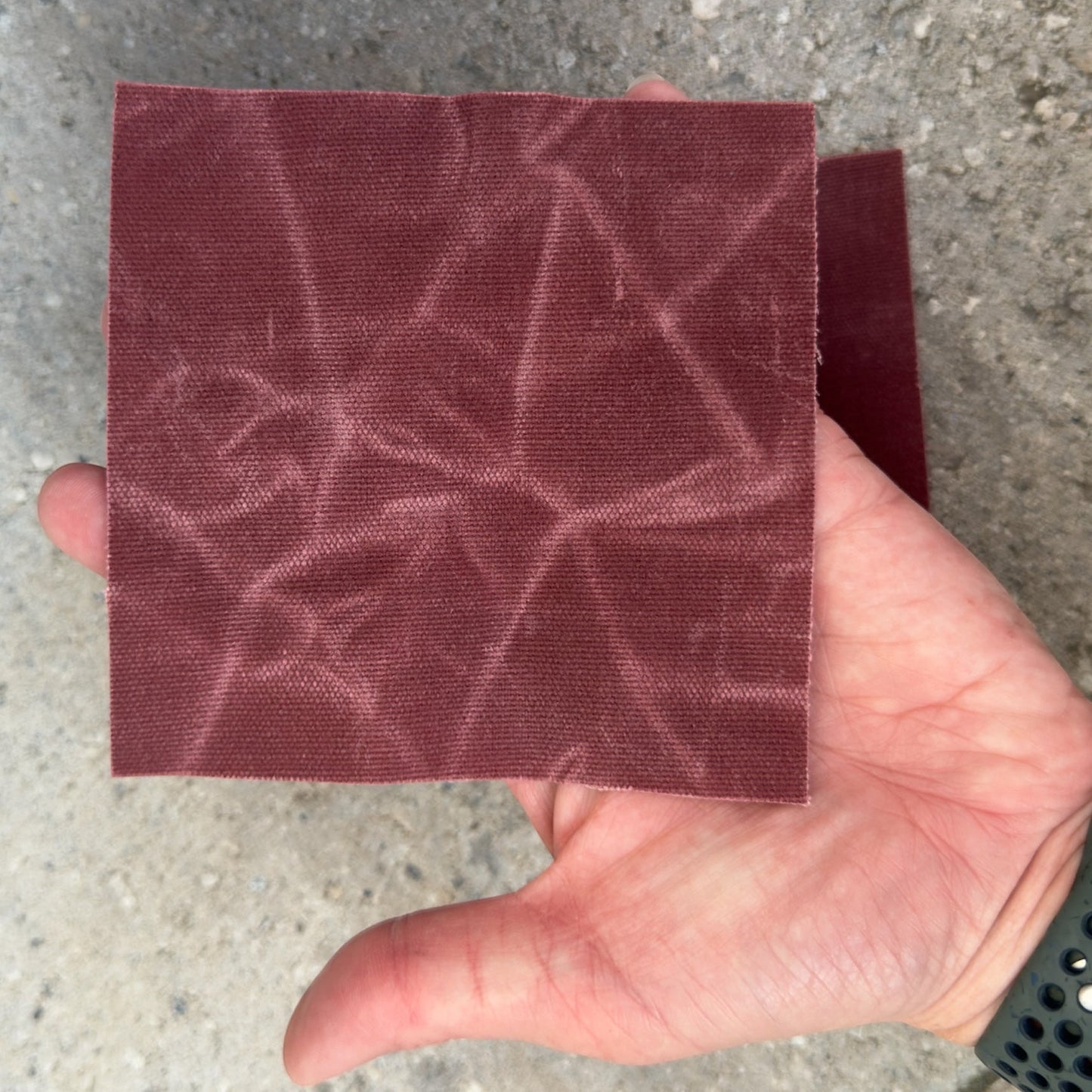 12 oz Waxed Canvas - Marsala