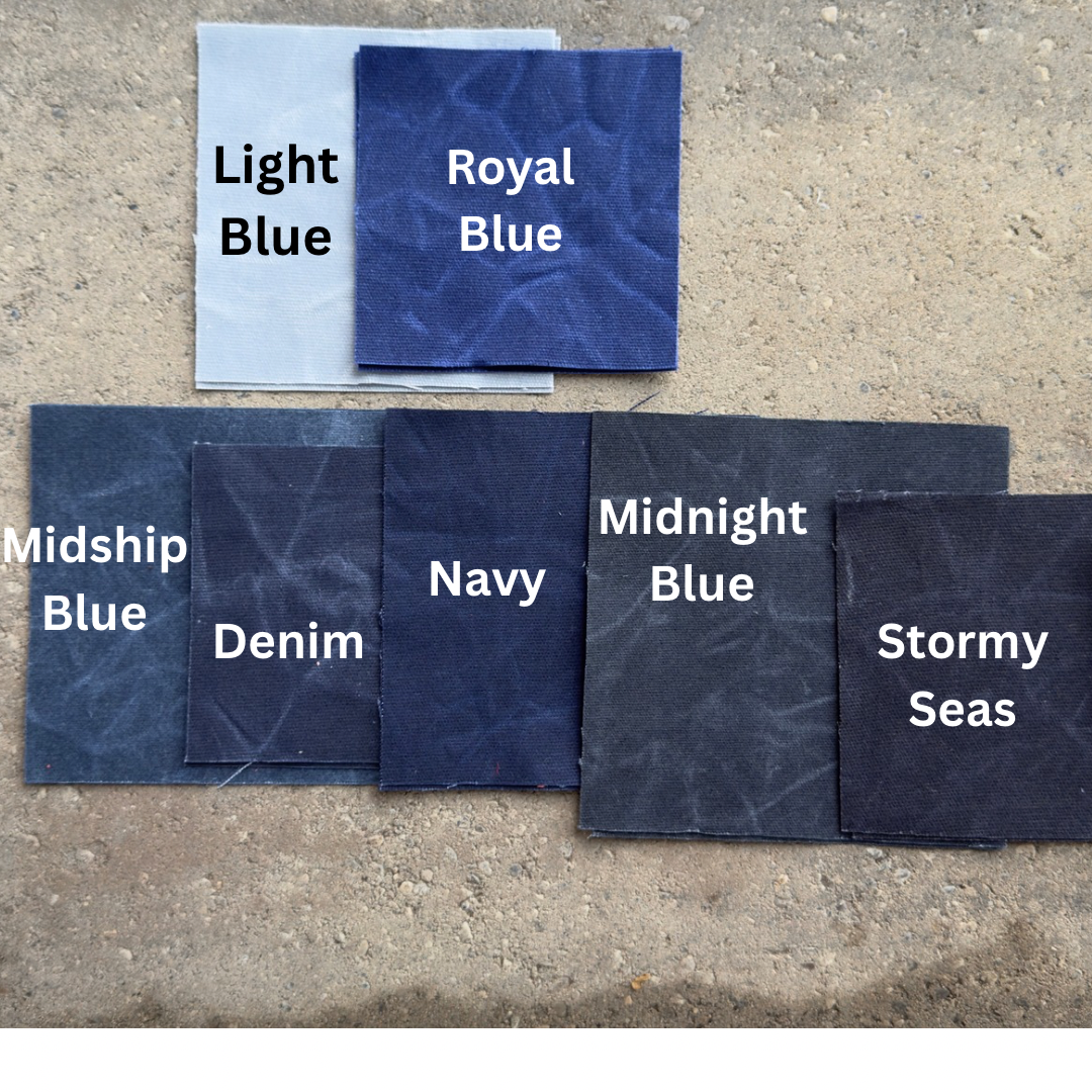 12 oz Waxed Canvas - Royal Blue