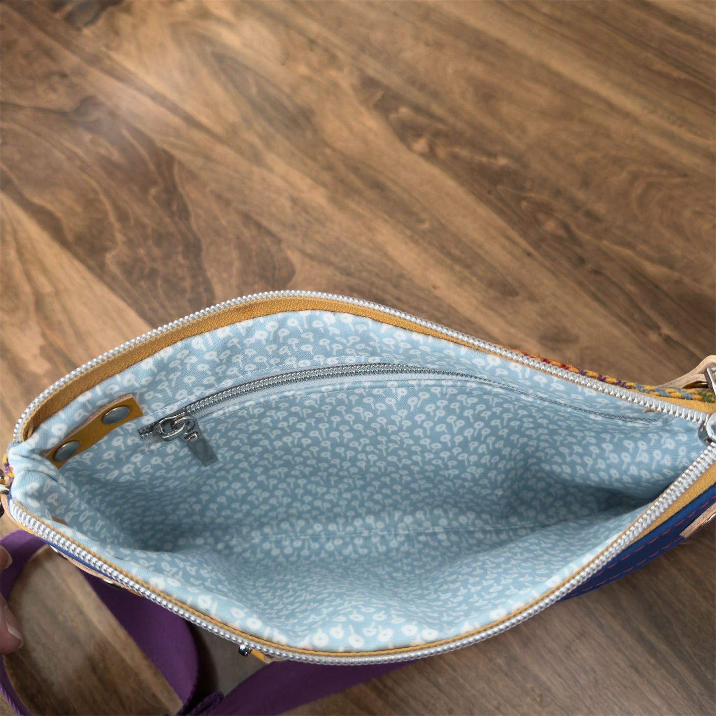 Zippy Crossbody Bag - Colour Blocks