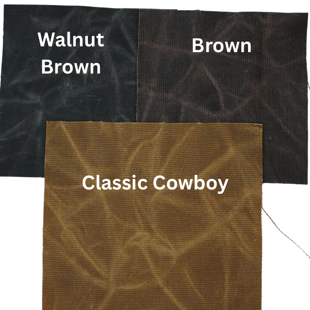 12 oz Waxed Canvas - Brown