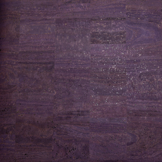 Cork Fabric - Eggplant