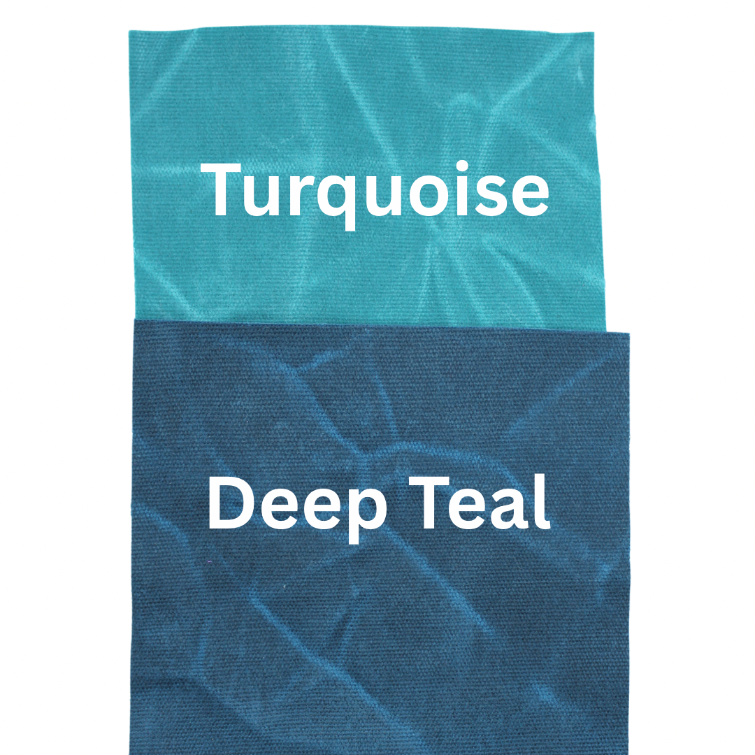 12 oz Waxed Canvas - Turquoise