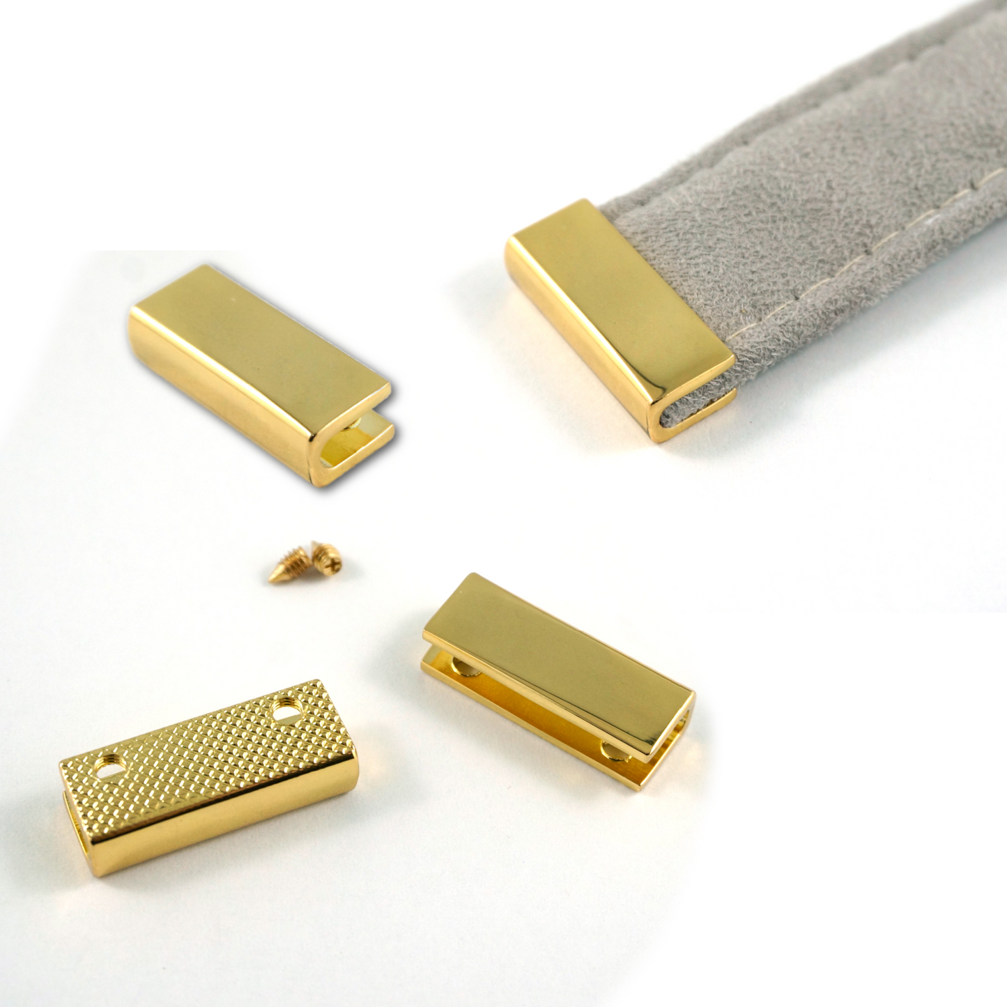 Rectangular Strap End Caps (4 Pack)