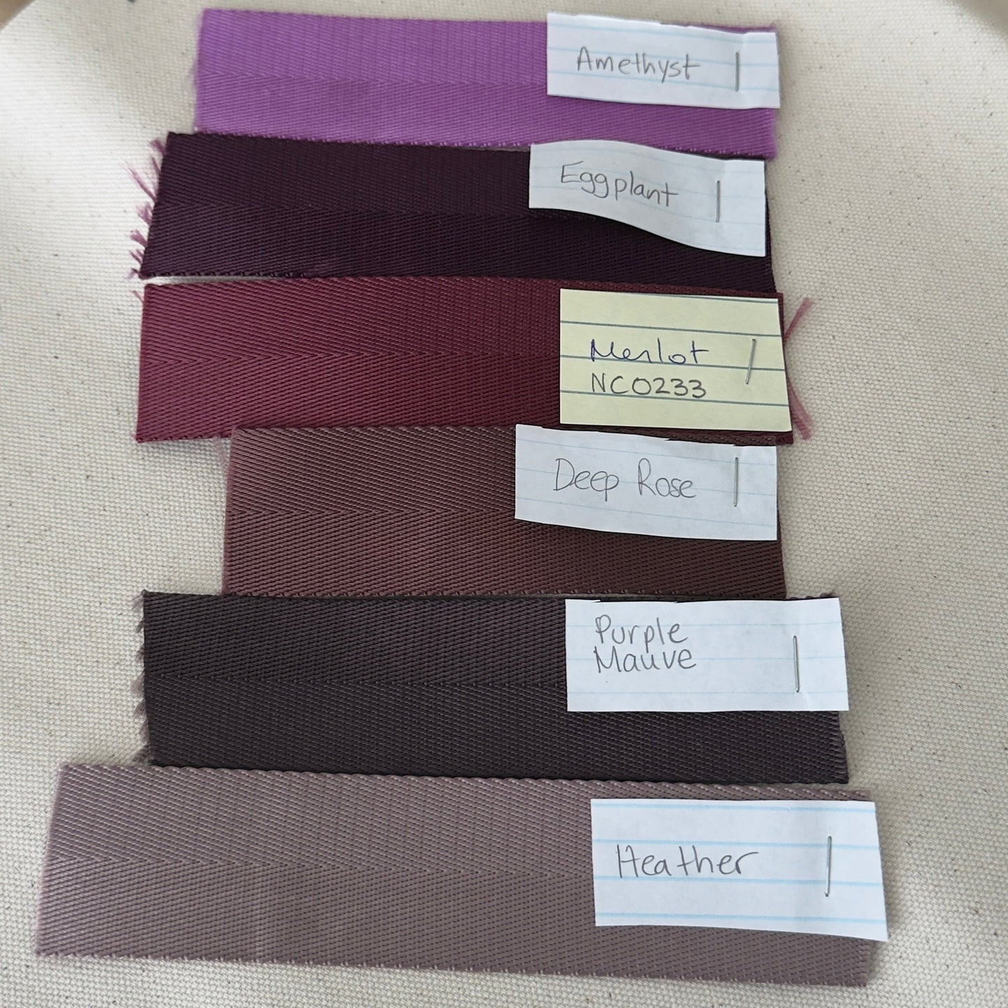 Nylon Webbing - Eggplant