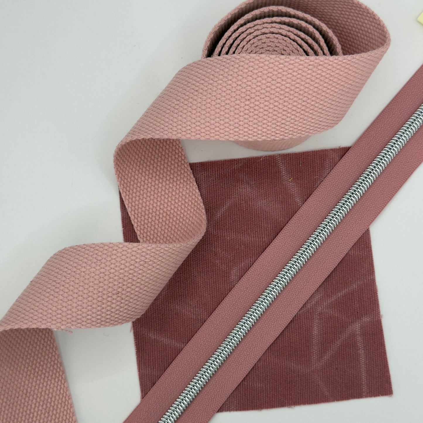 Cotton Blend Webbing - Pink