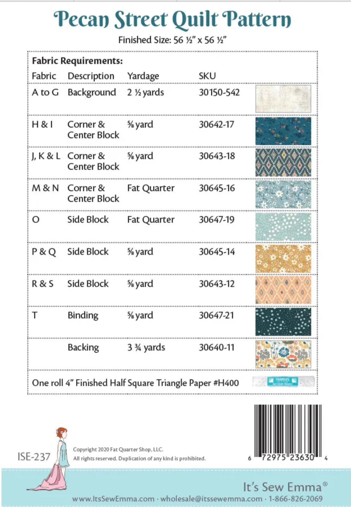 Pecan Street by Its Sew Emma