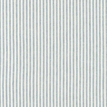 Essex Yard Dyed Classic Woven, Striped in Chambray
