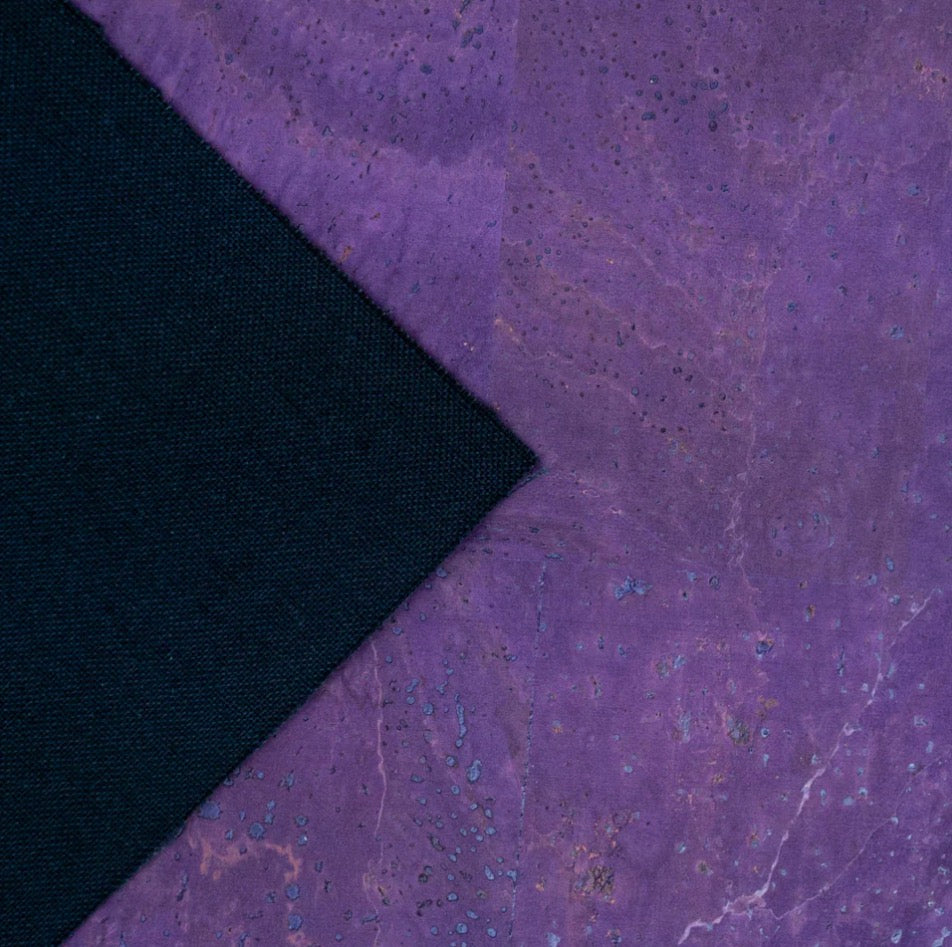 Cork Fabric - Purple
