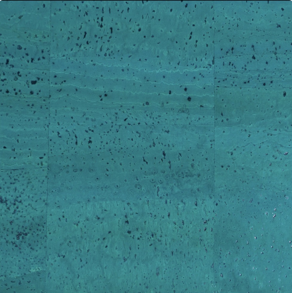 Cork Fabric - Turquoise