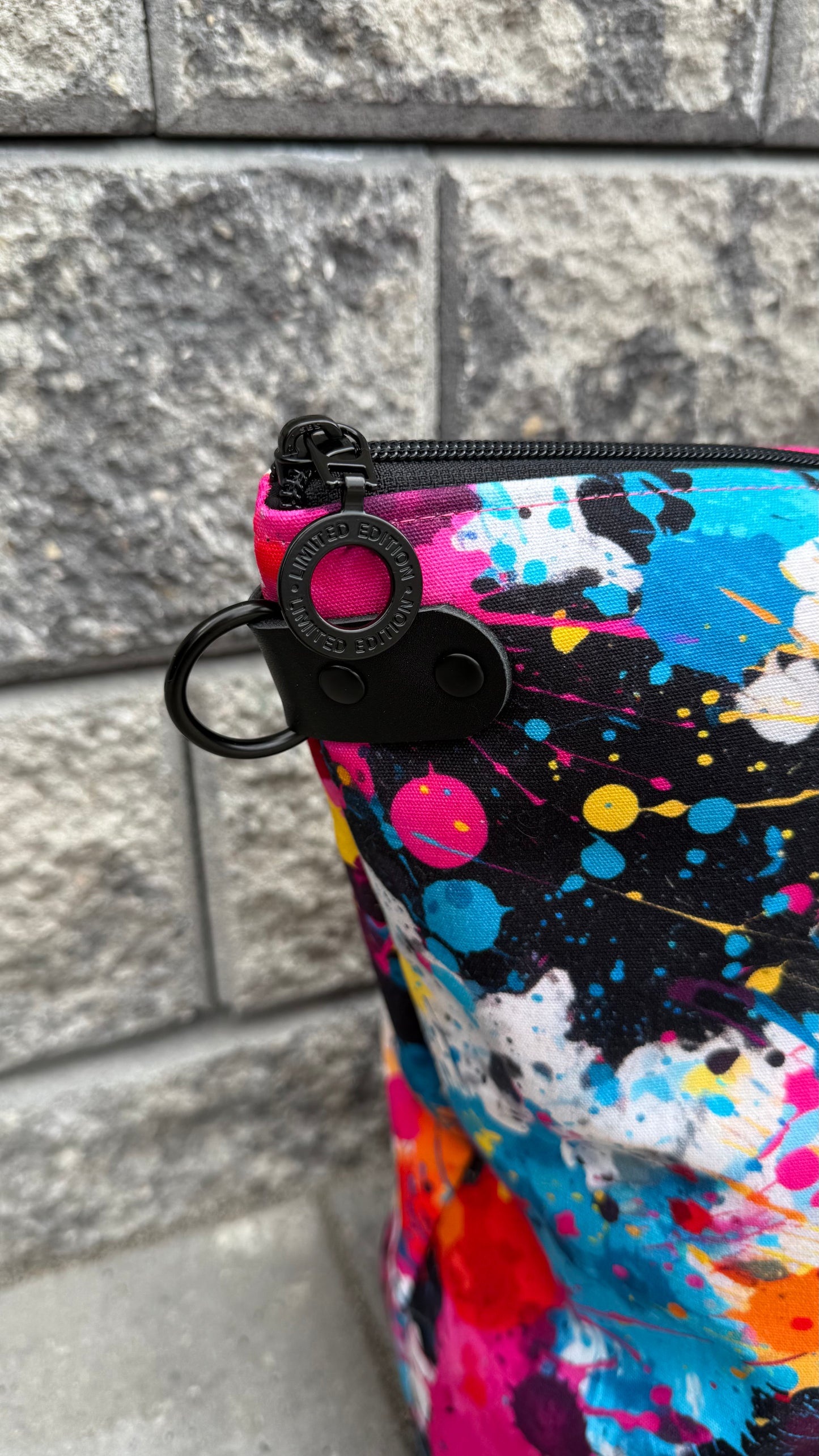 Oxbow Tote, Weekender Bag - Paint Splatter