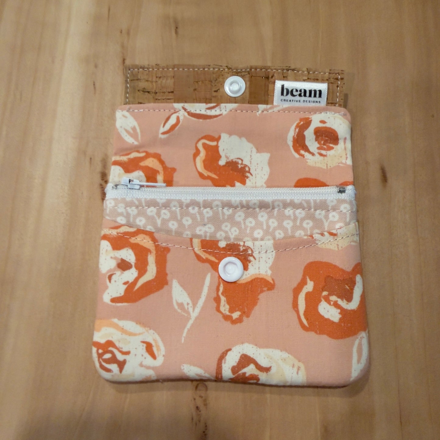 Mini Portefeuille - Rose Noire