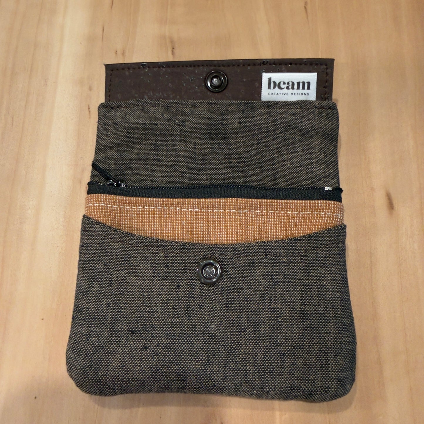 Mini Portefeuille - Rose Noire