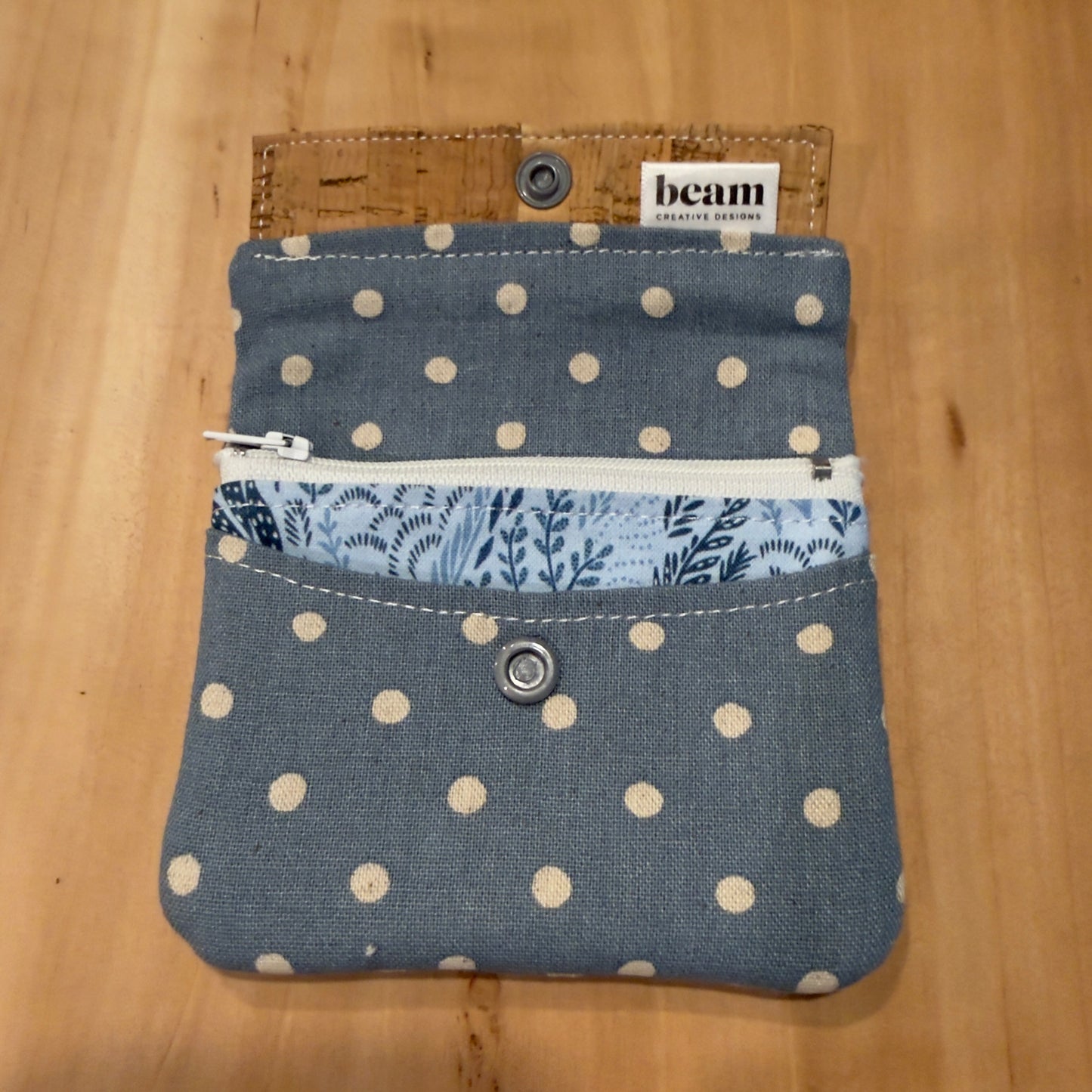 Mini Portefeuille - Rose Noire