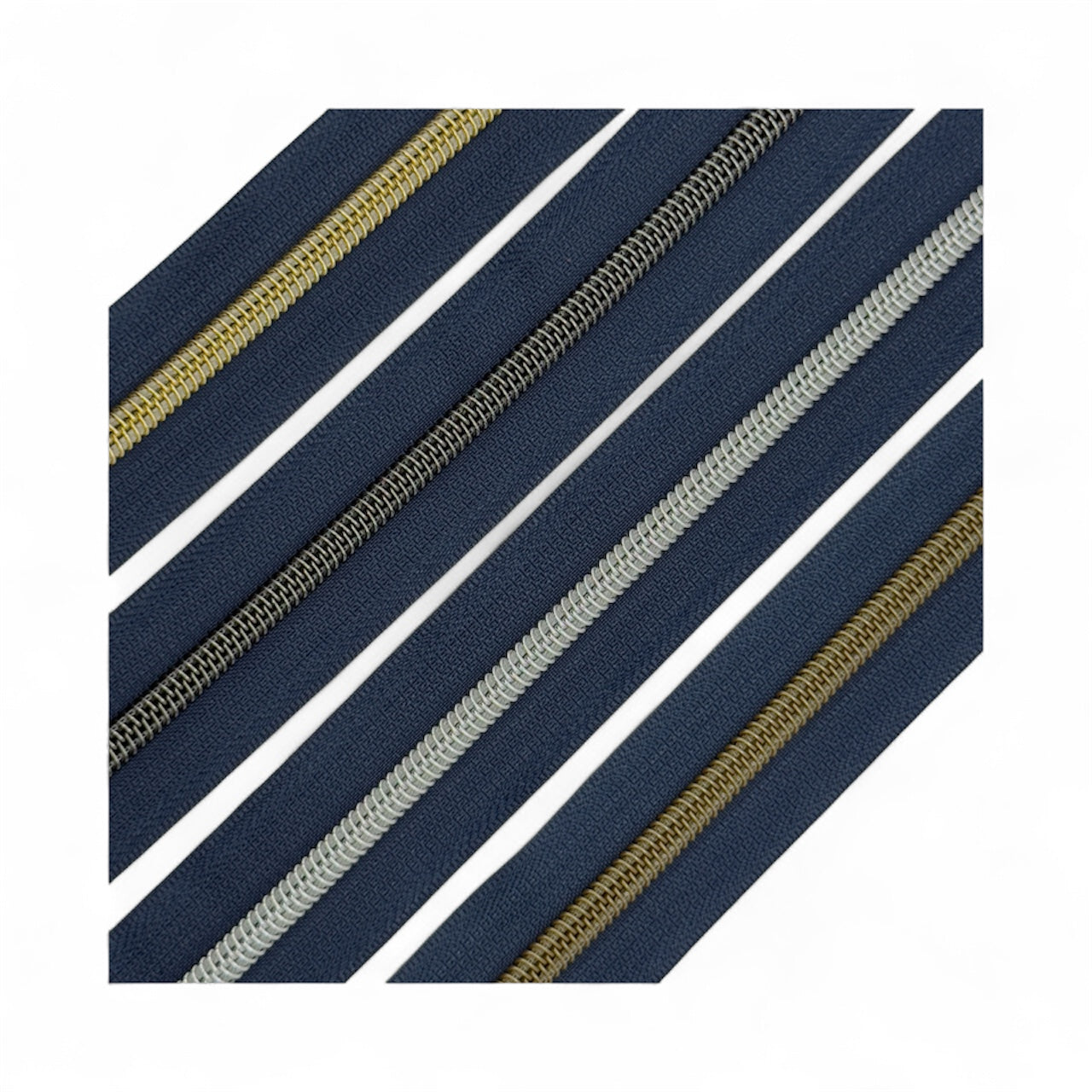Navy - #5 Zipper Tape