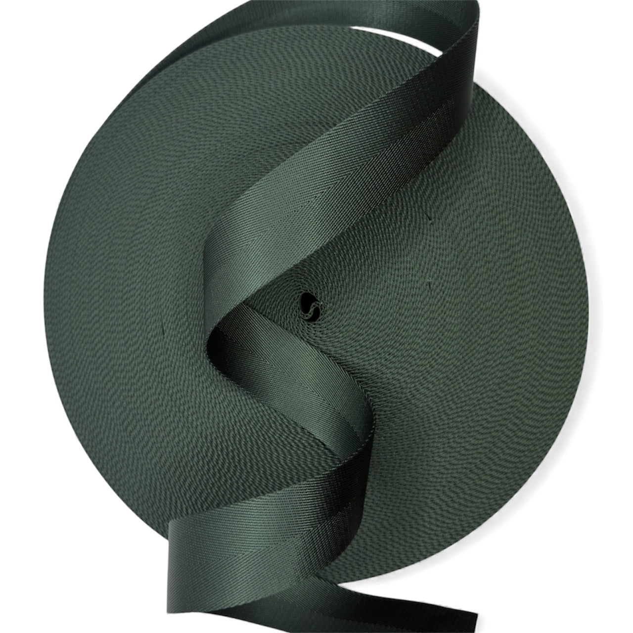 Hunter Green Nylon Webbing