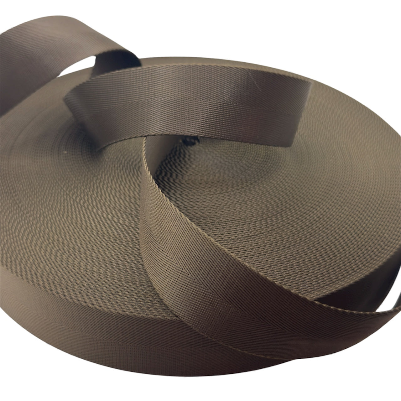 Chocolate Brown Nylon Webbing