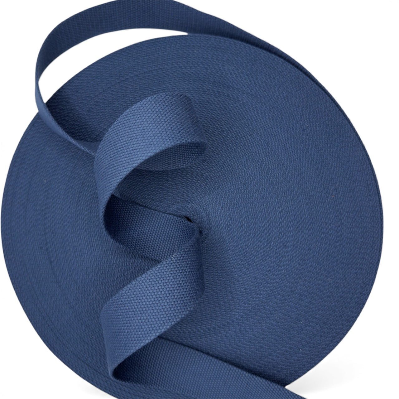 Navy Cotton Blend Webbing