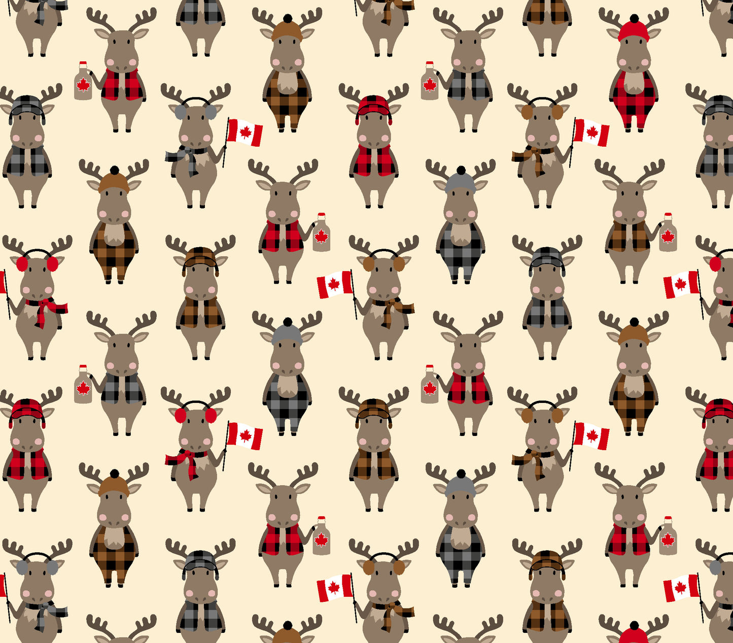 Proudly Canadian - Moose in Natural