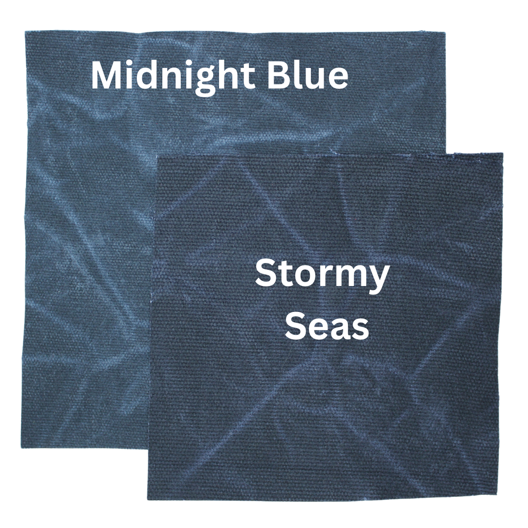 12 oz Waxed Canvas - Midnight Blue