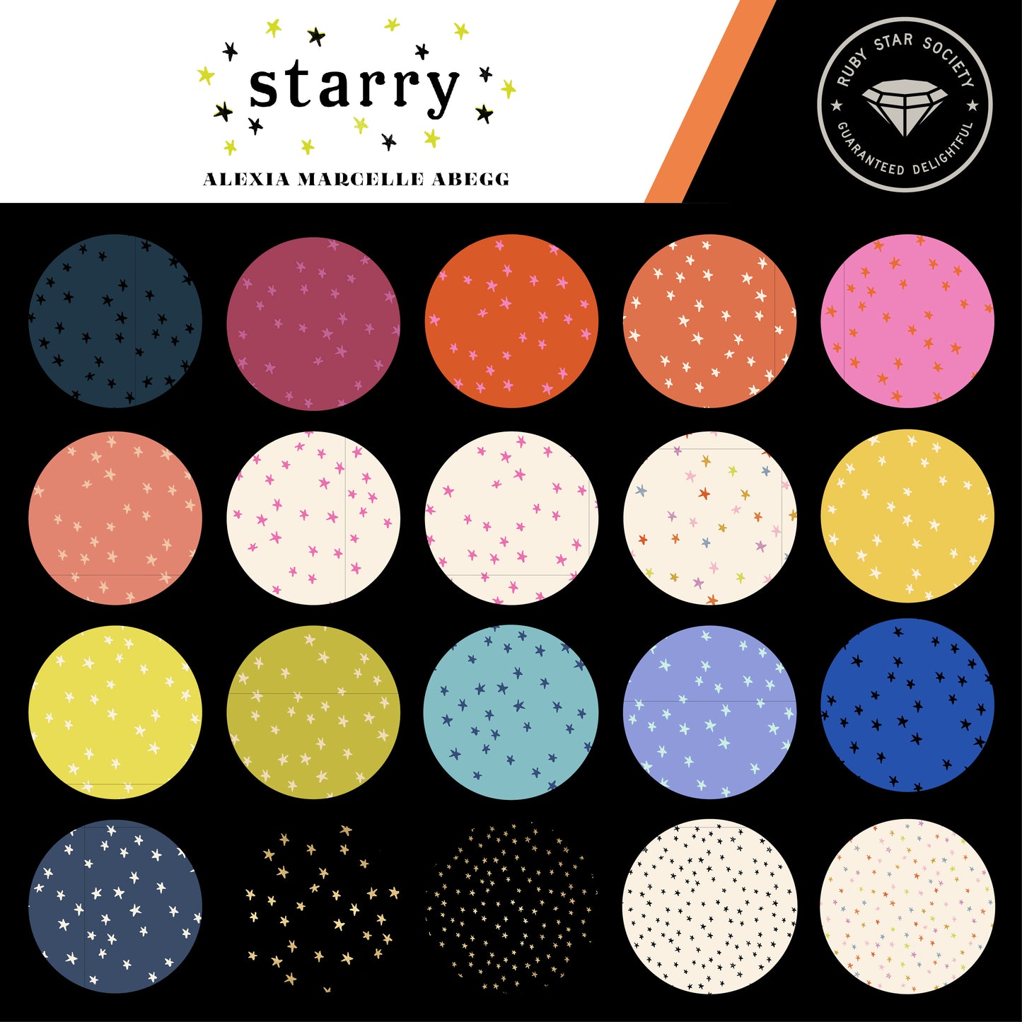 Fat Quarter Bundle - Ruby Star - Starry