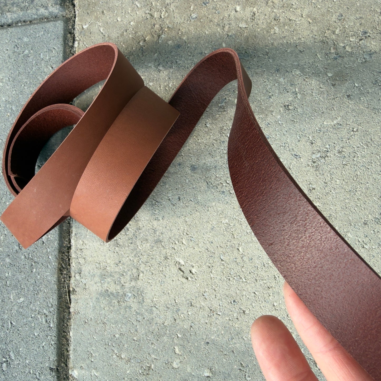 Spitfire Bordeaux Leather Strap Blank