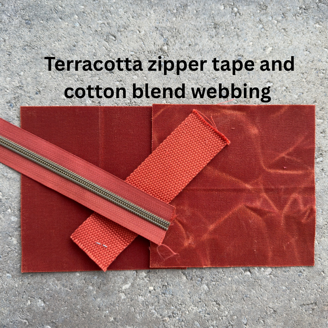 12 oz Waxed Canvas - Terracotta