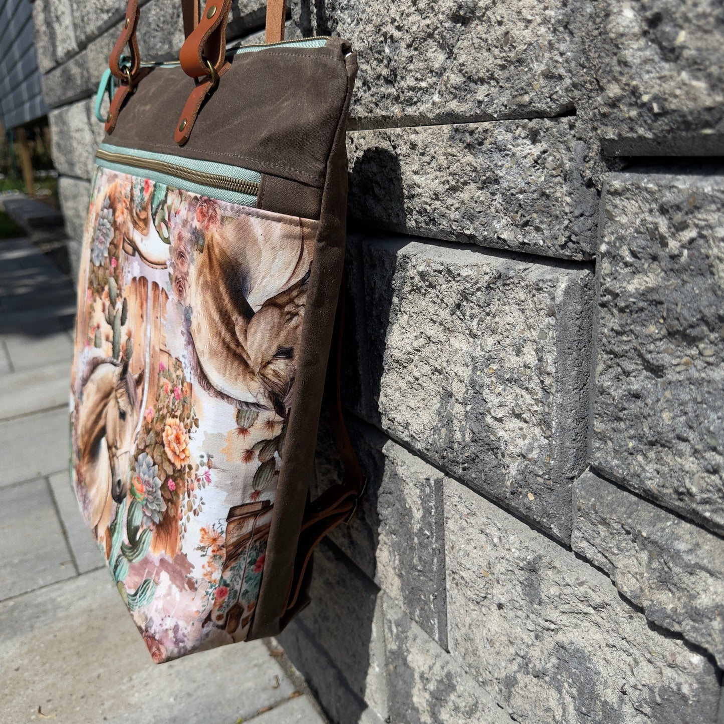 Western Convertible Tote/Backpack