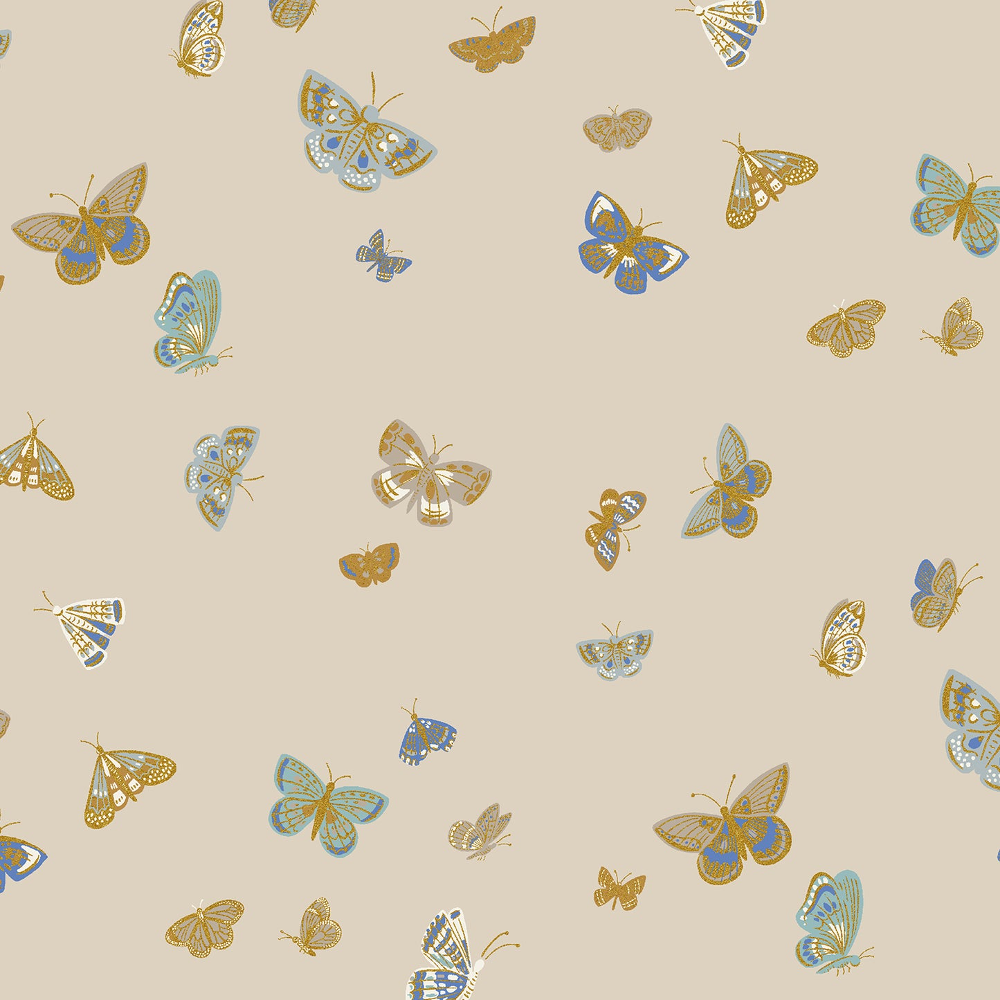 Rifle Paper Co. - Butterfly House Linen Metallic