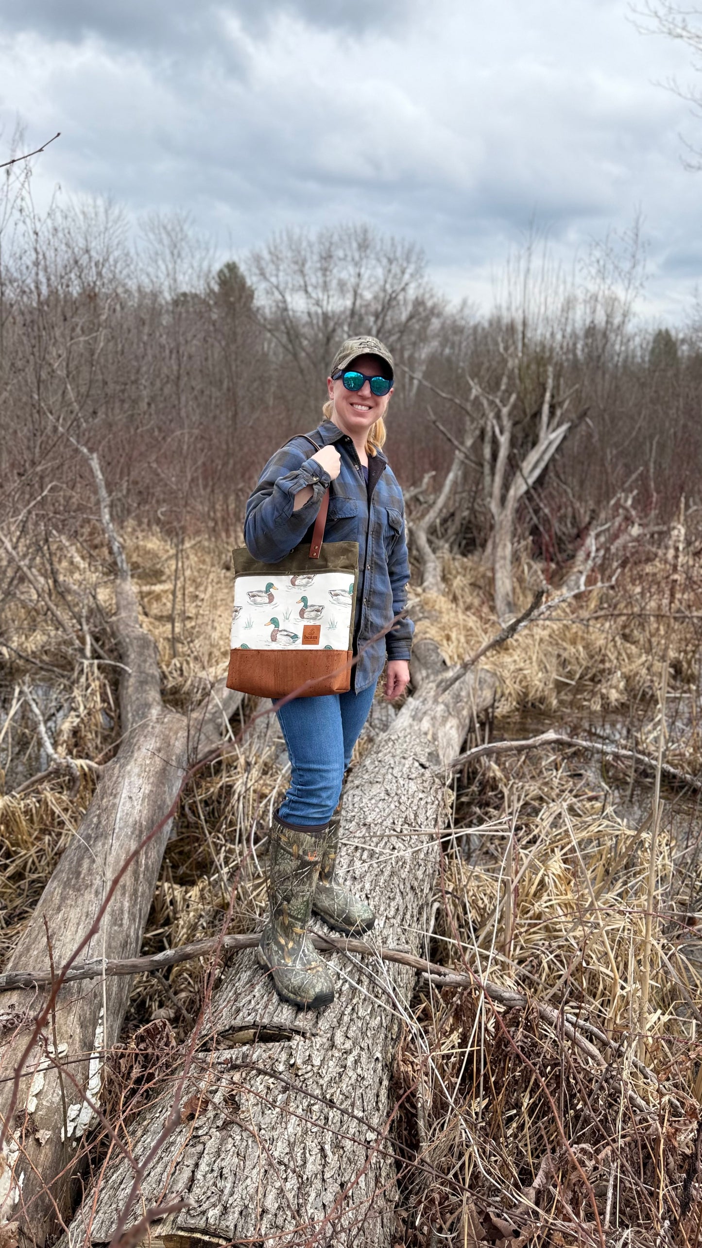 Shoulder Tote - Ducks