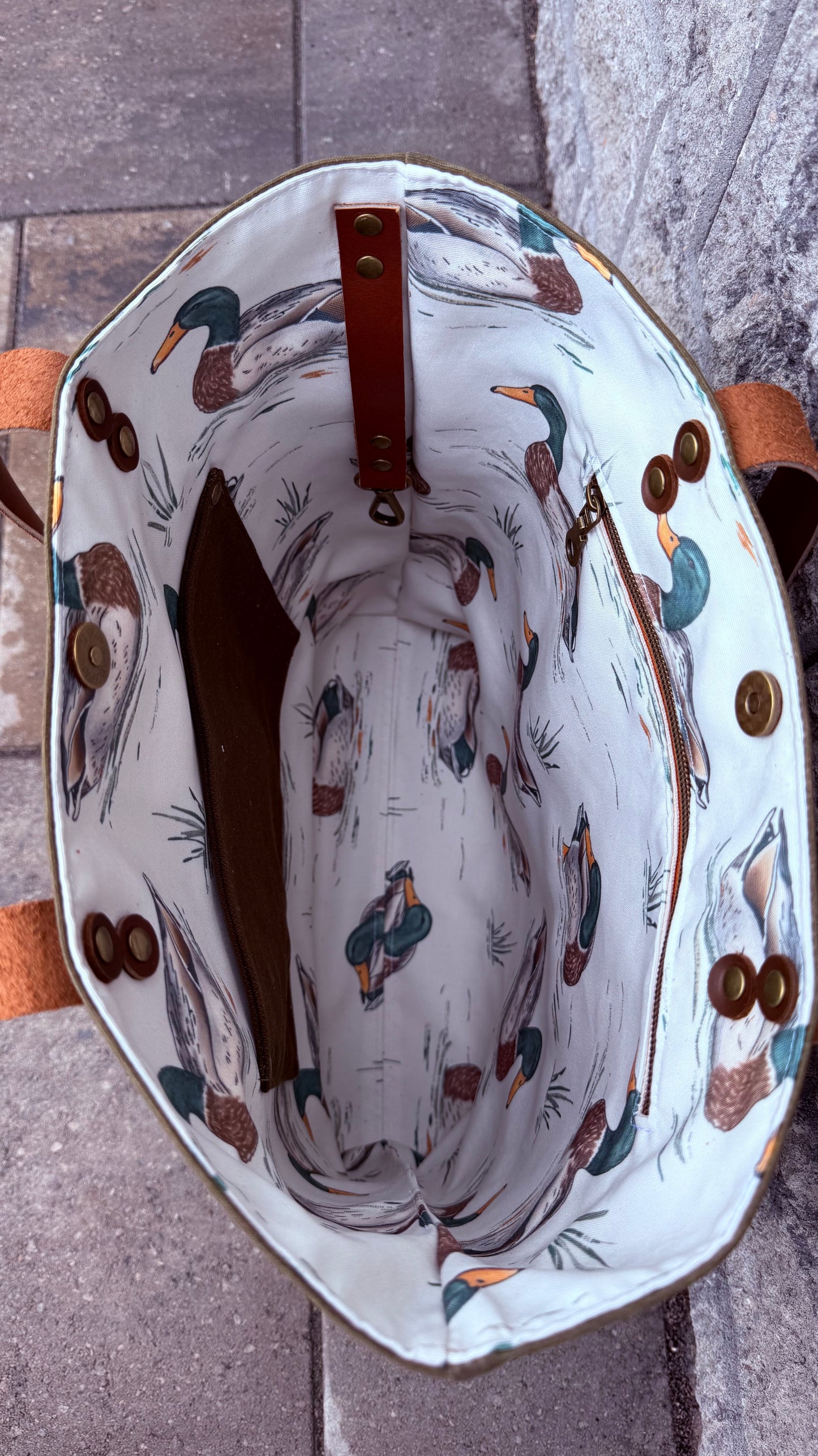 Shoulder Tote - Ducks