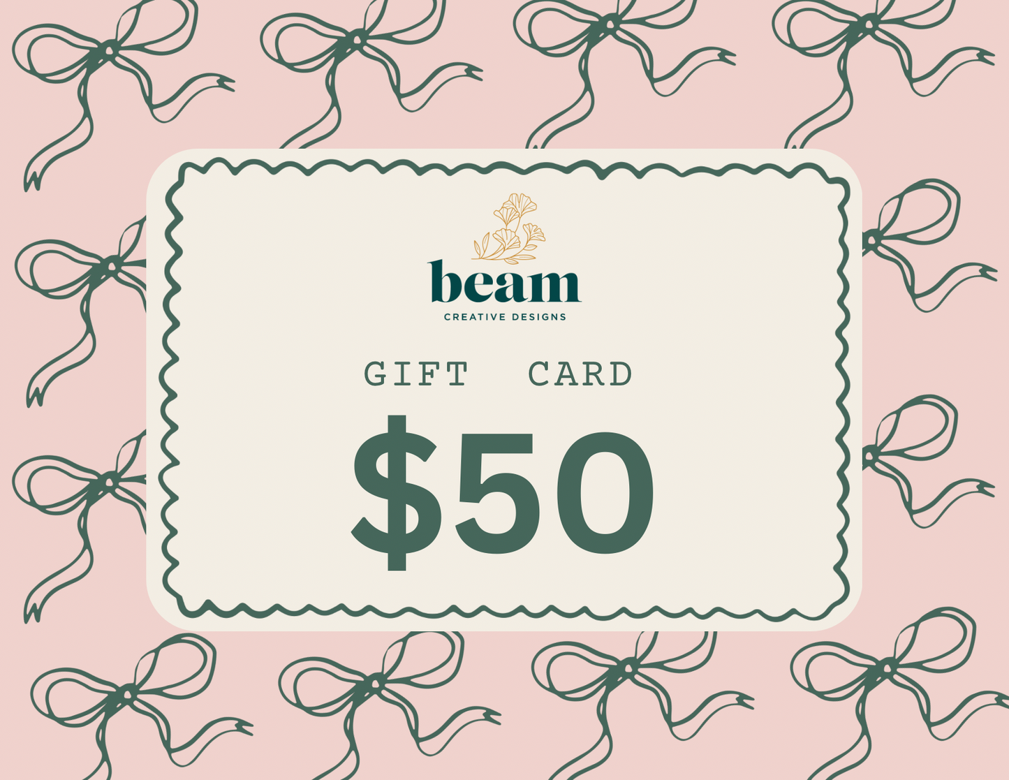 Carte-cadeau Beam Creative Designs