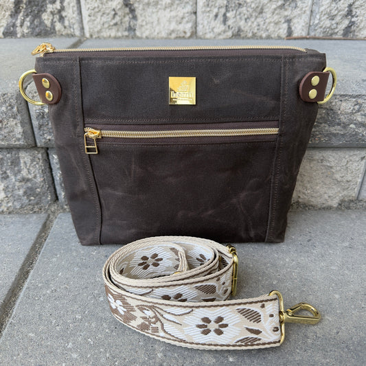 Cambridge Crossbody Bag - Walnut Brown
