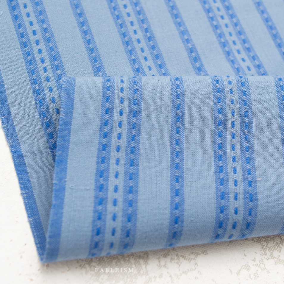 Fableism - Fine & Dandy - Stitch Stripe in Blue