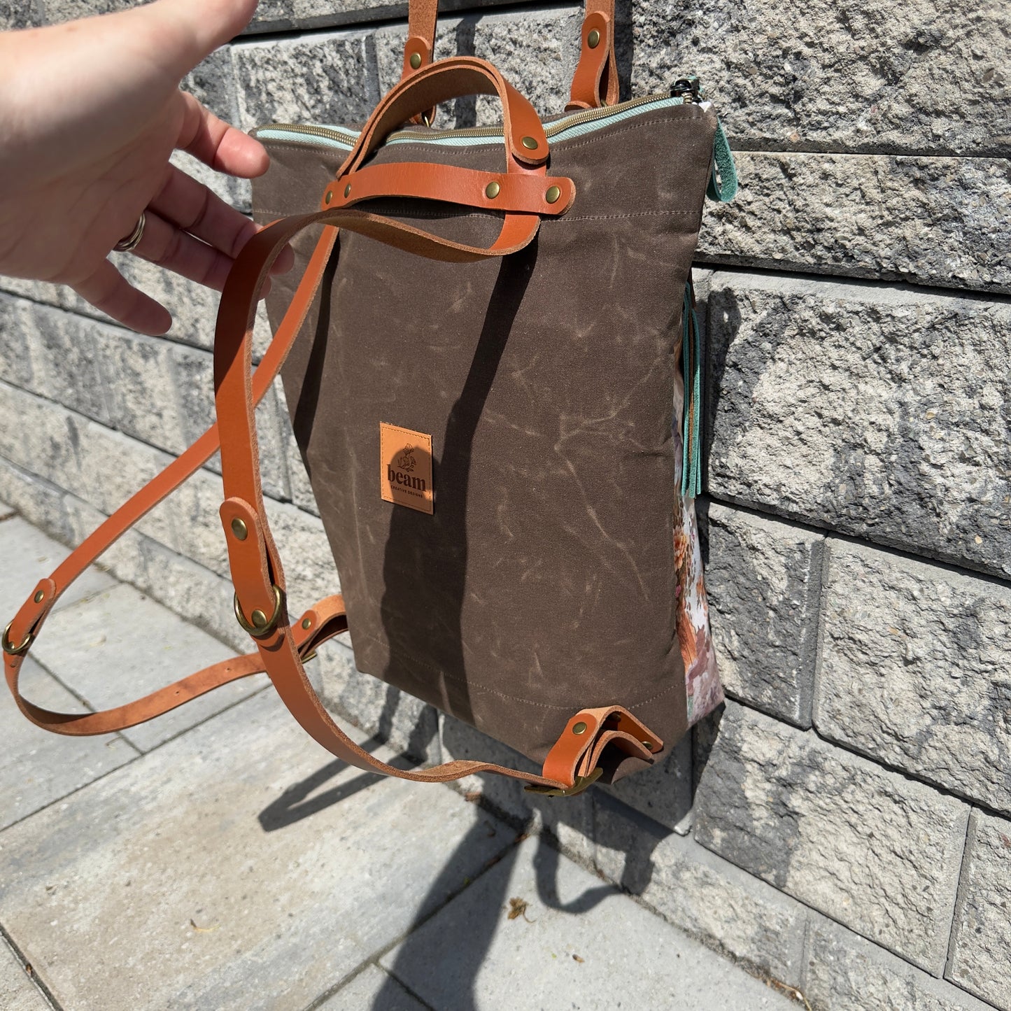 Western Convertible Tote/Backpack