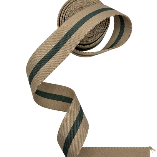 Uncle John Webbing - Almost Cream & Pine