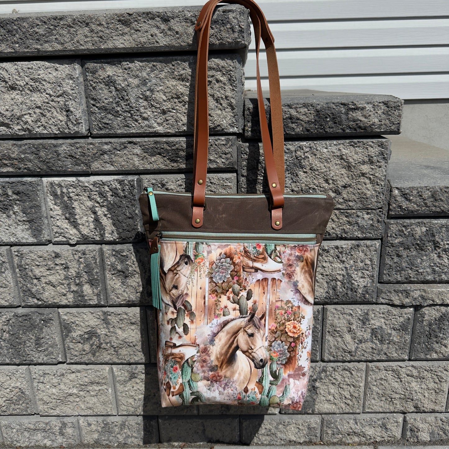 Western Convertible Tote/Backpack