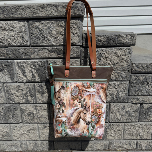 Western Convertible Tote/Backpack