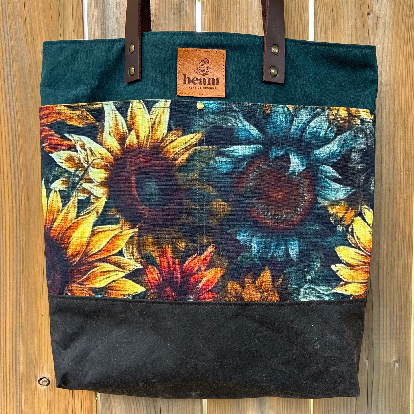 Wool + Wax Tote - Sunflower