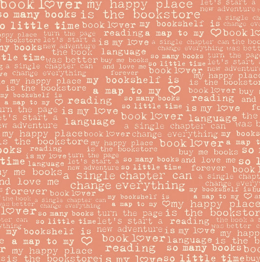 Novella - Book Lover Text Print