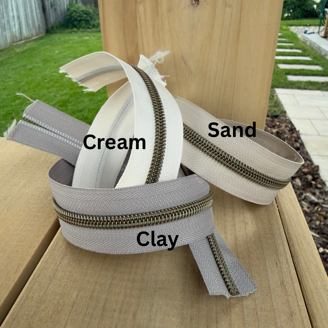 Clay - #5 Zipper Tape