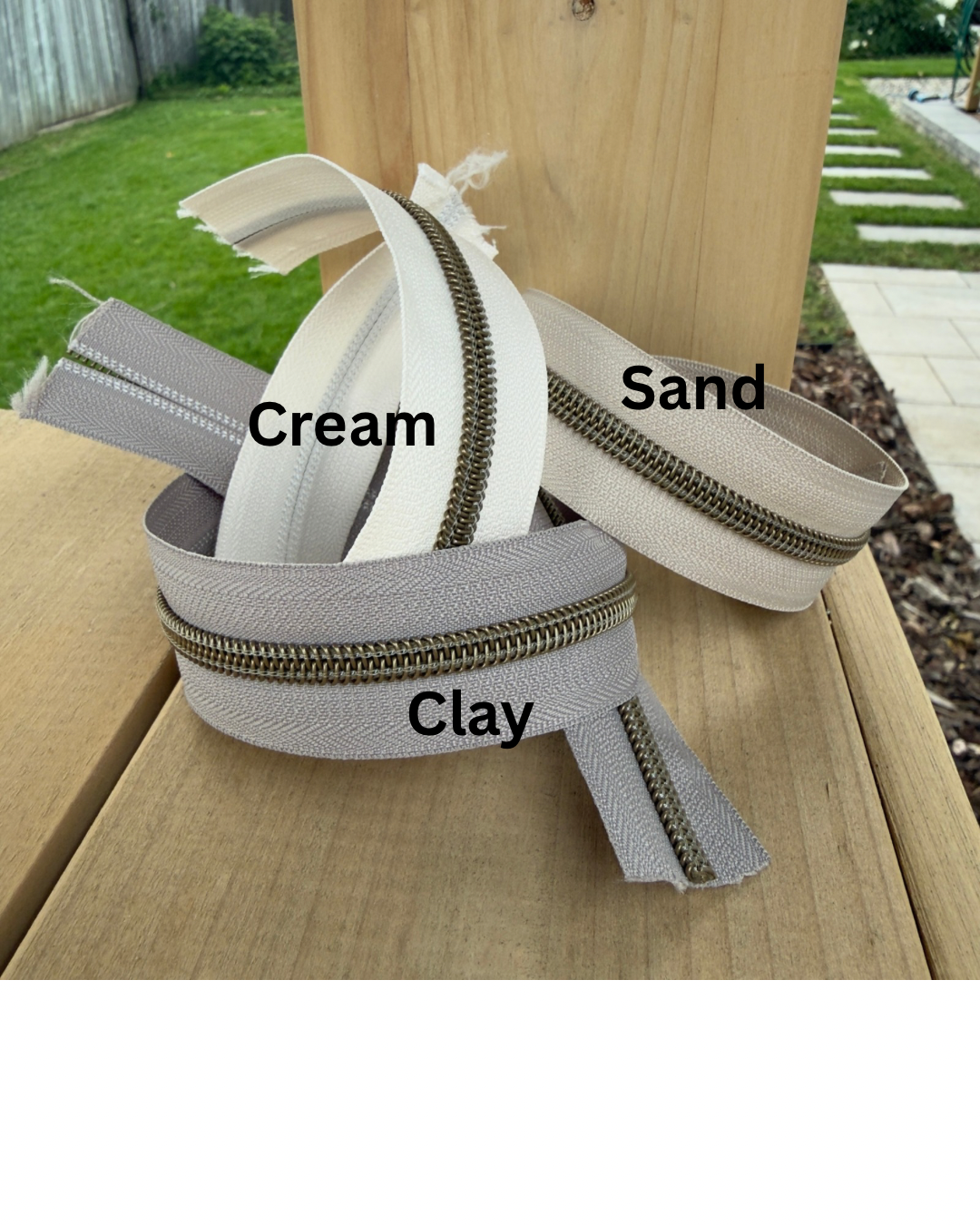 Sand - #5 Zipper Tape