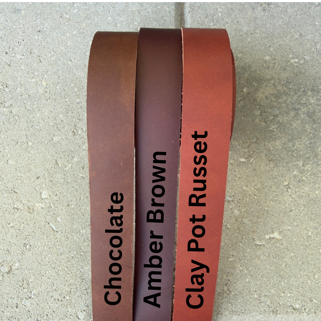 Chocolate Leather Strap Blank