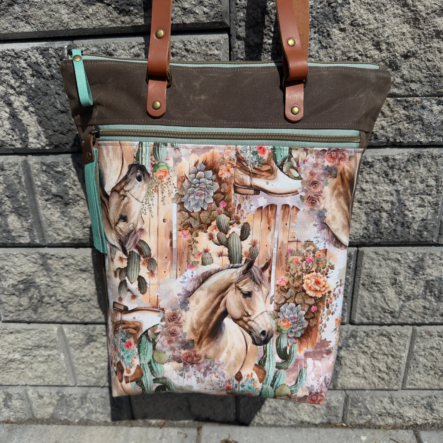 Western Convertible Tote/Backpack